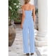thumbnail image 2 of Conjunto de Dos Piezas para Mujer PRETTYGARDEN Top Corto y Pantalones Acanalados XXL, 2 of 7