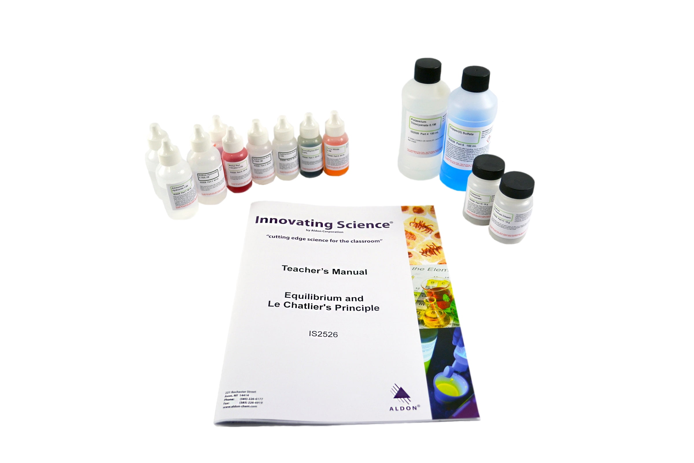 Science Kit Equilibrium Le Chatelier S Principle For Teaching How Stress Effects Chemical Systems Hands On Lab Activity Materials For 15 Setups Innovating Science Walmart Com