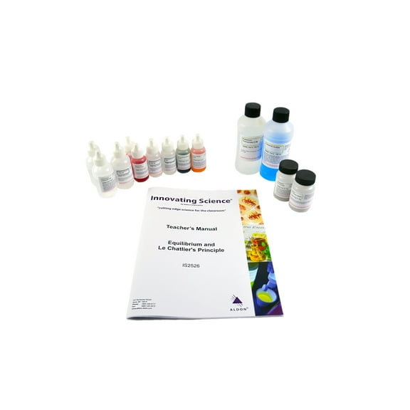Science Kit - Equilibrium & Le Chatelier's Principle - For Teaching How Stress Effects Chemical Systems - Hands-On Lab Activity - Materials for 15 Setups - Innovating Science