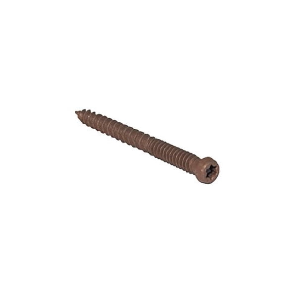 Grip-Rite DeckForce #9 X 3" Composite Deck Screws - Nano Coated, Grey, 1 Lb Box For PVC & Composite