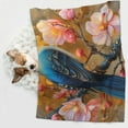 thumbnail image 6 of Naloa Bluebird Blossom Elegance Dog Blanket, 3 Sizes Cat Blanket for Indoor Cats Large Medium Small Dog Gifts-Small, 6 of 8