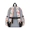 thumbnail image 3 of Mushroom and Character Pink Pattern Backpack for School, Cute School Bag with Adjustable Shoulder Straps and Padded Back, 13.4"x11"x4.7", 3 of 5