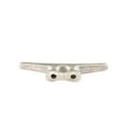 thumbnail image 2 of Attwood Marine Boat Rope Cleat 12102L3 For Small Boats And Docks; Open Base; 8 Inch Length; Galvanized; Silver; Cast Iron; With Two 3/8 Inch Fasteners; Single; Aftermarket Packaging, 2 of 4