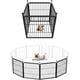 thumbnail image 1 of SSyaoA Rollick Unleashed Dog Playpen for Indoor, Yard, RV Camping, 24 inch 4 Panels for Small and Puppy Dogs, Black│Patented, 1 of 12
