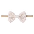 thumbnail image 2 of HNMKIU European Bow Embroidery Printed Cute Baby Headband Hair Friendly Non Damage Elastic Daily Wear For 0 1 Years Toddler Girl Boy Accessory C - One Size, 2 of 6