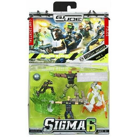 Joe Missile - G.I. Joe 2.5 Inch Mission Circuit Breaker, Set of 4 action figures includes HEAVY B.A.T. with firing missile, DUKE, HEAVY DUTY and TUNNEL RAT.., By Hasbro From USA