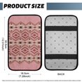 thumbnail image 5 of Yuyamidu Pink Aztec Car Center Console Cover Aztec Western Auto Armrest Pad Winter Warm Car Arm Rest Cover for Most Vehicles Interior Decorative Accessories, 5 of 7