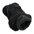 thumbnail image 2 of Adjustable Fleece Lined Dog Winter Coat With Harness Slot Windproof Reflective Pet Vest Cold Weather Apparel For Small Medium Large Dogs,Dog Winter Vest,Pet Coat,M,Black, 2 of 10