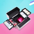 thumbnail image 4 of Equipaje cosmético multicapa libremente combinado, carrito de artista profesional, maleta de maquillaje, caja de herramientas para tatuaje, manicurista, 4 of 4