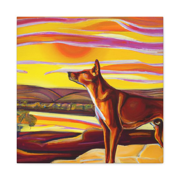 Dingo in the Distance - Canvas