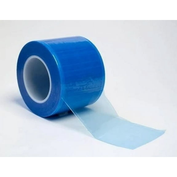 Blue Barrier Dental Film 4 x 6 Perforated Sheets with Dispenser – 2 Rolls of 1200 Sheets Each
