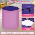 thumbnail image 7 of 24.4" x 25.6" Gymnastics Octagon Mat Octagon Tumbler Tumbling Mats  for Gymnastics Gym Fitness Home,Pink, 7 of 7