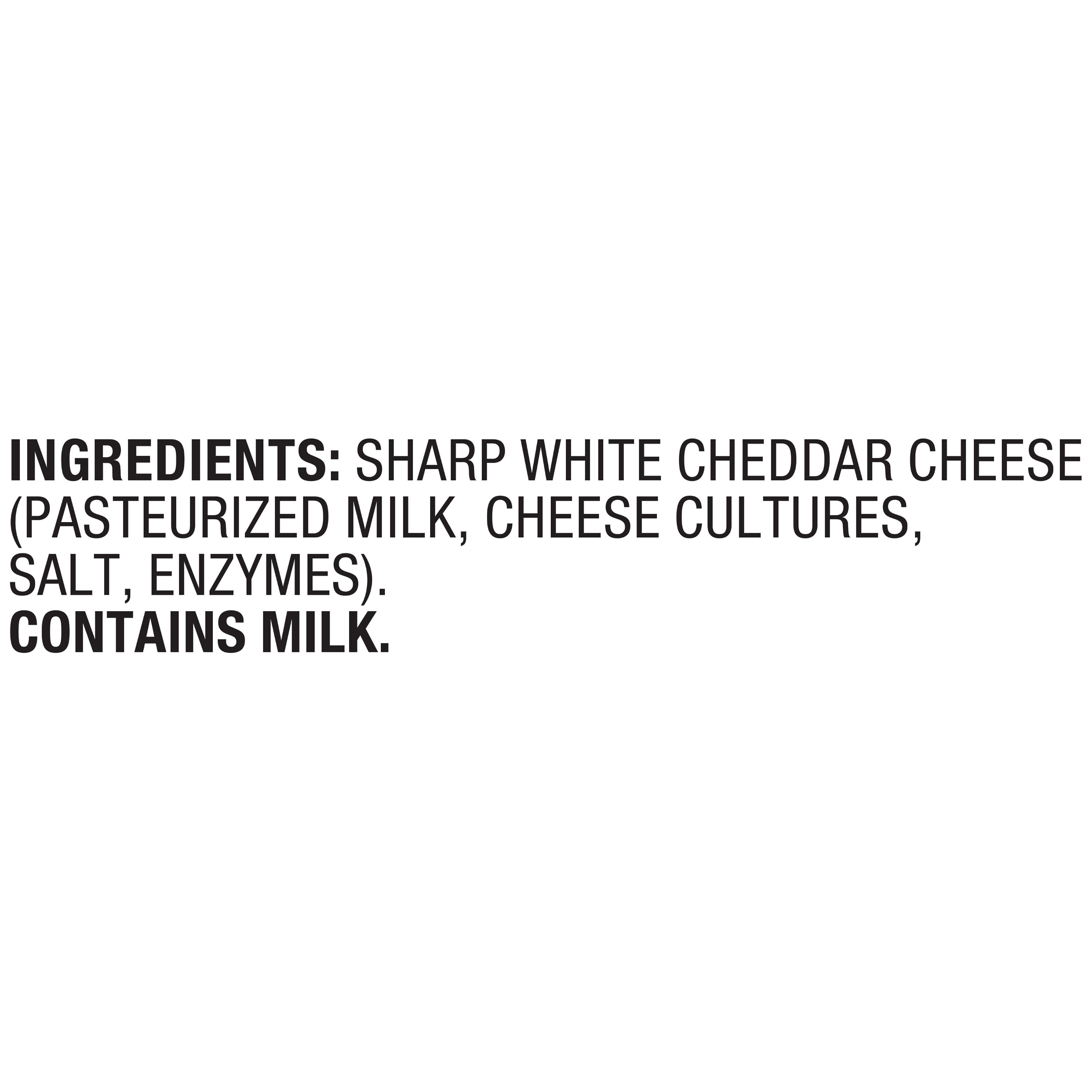 Marketside Cubed Sharp White Cheddar Cheese, 6 oz (Fresh, Plastic Cup)