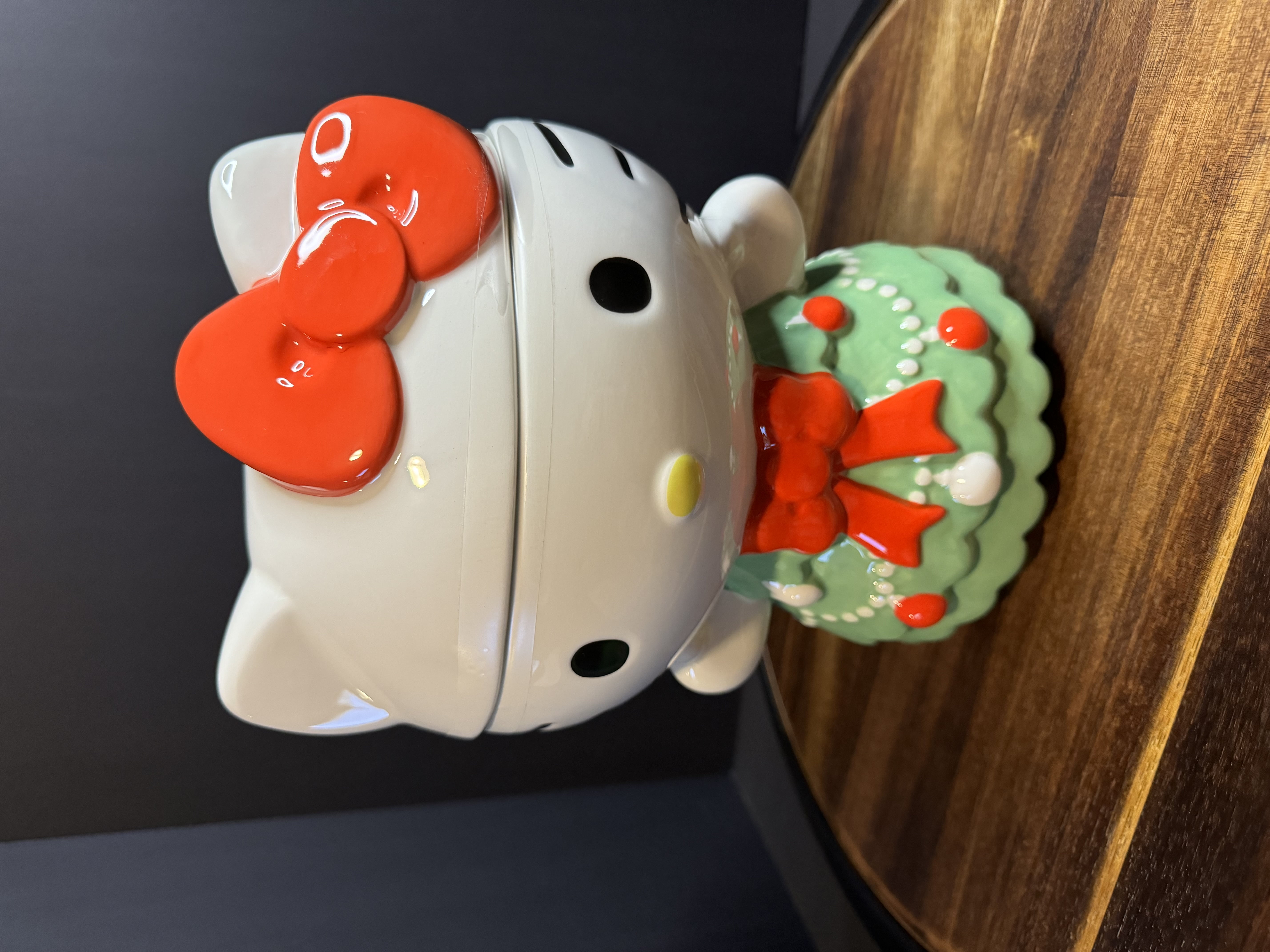 Hello Kitty 3D Holiday Dress Cookie Jar