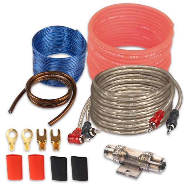 Kit de cableado de audio para coche XMSJSIY calibre 6 con fusible de 2800 W para coche