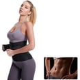 thumbnail image 4 of Entrenador de cintura Abdominal, quemador de grasa Lumbar, entrenamiento deportivo, fajas adelgazantes, Sauna, recortador, cinturón de correa de cintu L Baoblaze Cinturón de adelgazamiento de sauna, 4 of 8