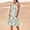 Multicolor, variant on Women's Tropical Leaf Print Mini Shift Dress,Scoop Neck Sleeveless Loose A-Line Sundress, Cotton Linen Summer Dresses with Pockets 2026 Beach Casual Flowy Beach Coverup