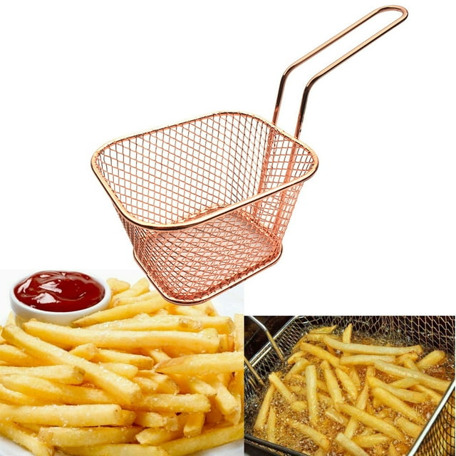 Agiferg Plaque Électrolytique en Acier Inoxydable Mini Filet à Frire Carré Bloc Maille Outils de Cuisine