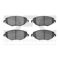 Dynamic Friction Company 3000 Semi-Metallic Brake Pads 1311-0910-00-Front Set For 2001-2007 Ford Mondeo, 2002-2008 Jaguar X-Type