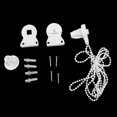 thumbnail image 2 of jifeng White Plastic Roller Part Bracket with Bead Chain Repair Fitting Kit 25mm, 2 of 5