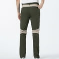 thumbnail image 5 of Donemore Men's Solid & Contrast Color Quick-Dry Hiking Pants with Sporty Tactical Pockets, Outdoor Casual Multi-Functional Durable Design for Mountain Climbing & Daily Wear, 5 of 9
