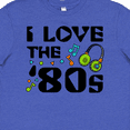 thumbnail image 4 of Inktastic I Love the '80s-musical Notes Youth T-Shirt, 4 of 5