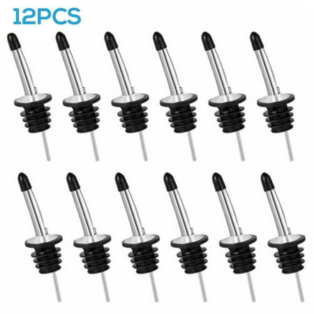 

Cogfs Bottle Pourer Liquor Pourer Dosing Device Pourer Set of 12 Stainless Steel