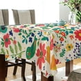thumbnail image 5 of Yayeee Tablecloths 60" x 60" Rectangle Wrinkle Resistant Party Table Cover, Cartoon Animals, 5 of 8