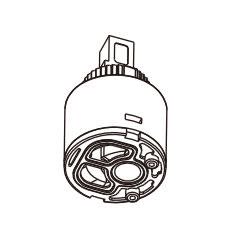 Proflo OBPF2ATBA0371 Ceramic Cartridge