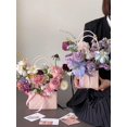 thumbnail image 2 of 1pcs Portable Kraft Paper Flower Box Waterproof Packaging Bag Handhold Rose Flower Shop Wedding Valentine'S Day Gift Wrapping Bag, 2 of 5