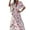 White, variant on Women's Floral Print Flutter Sleeve Maxi Dress with Smocked Bodice Tiered 100% Polyester Fabric for Everyday Wear