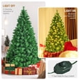 thumbnail image 4 of Patiojoy Pre-Lit Hinged Lifelike Xmas Tree, 7FT Lush Artificial Christmas Tree W/ 1208 PVC Tips 500 LED Lights 8 Flash Modes, 4 of 10