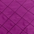 thumbnail image 2 of Ultimate Textile Embroidered Pintuck Taffeta 60 x 144-Inch Rectangle Tablecloth Raspberry, 2 of 3