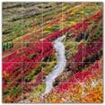 thumbnail image 1 of Picture-Tiles.com: Autumn Ceramic Tile Wall Mural WAL500035-55XL. 60"W x 60"H using (25) 12" x 12" Ceramic Tiles-Satin Finish, 1 of 3