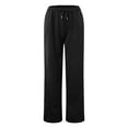 thumbnail image 6 of Gubotare Men's Pants Men's Relaxed Fit Jogger Sweatpants with Drawstring (Black,L), 6 of 7