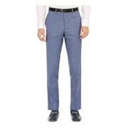 Tallia Mens Wool Blend Plaid Suit Pants