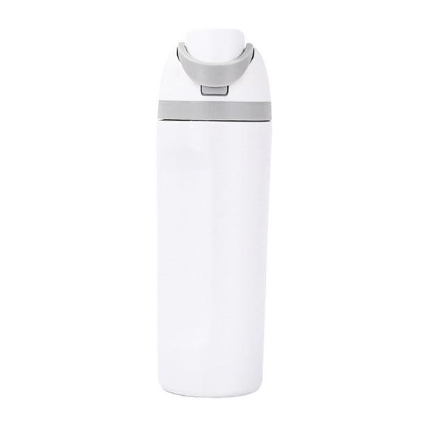 Accesorios de botella de agua aislados, 720 ml, regalos prácticos ideales de acero inoxidable para la botella de agua para el automóvil de oficina al Gris