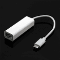 thumbnail image 4 of 4X USB-C vers Ethernet NIK Type-C vers RJ45 Connecteur de Dongle de Réseau LAN, pour 3 vers Adaptateur Réseau Pour,4 x Connecteur Réseau,Blanc, 4 of 6
