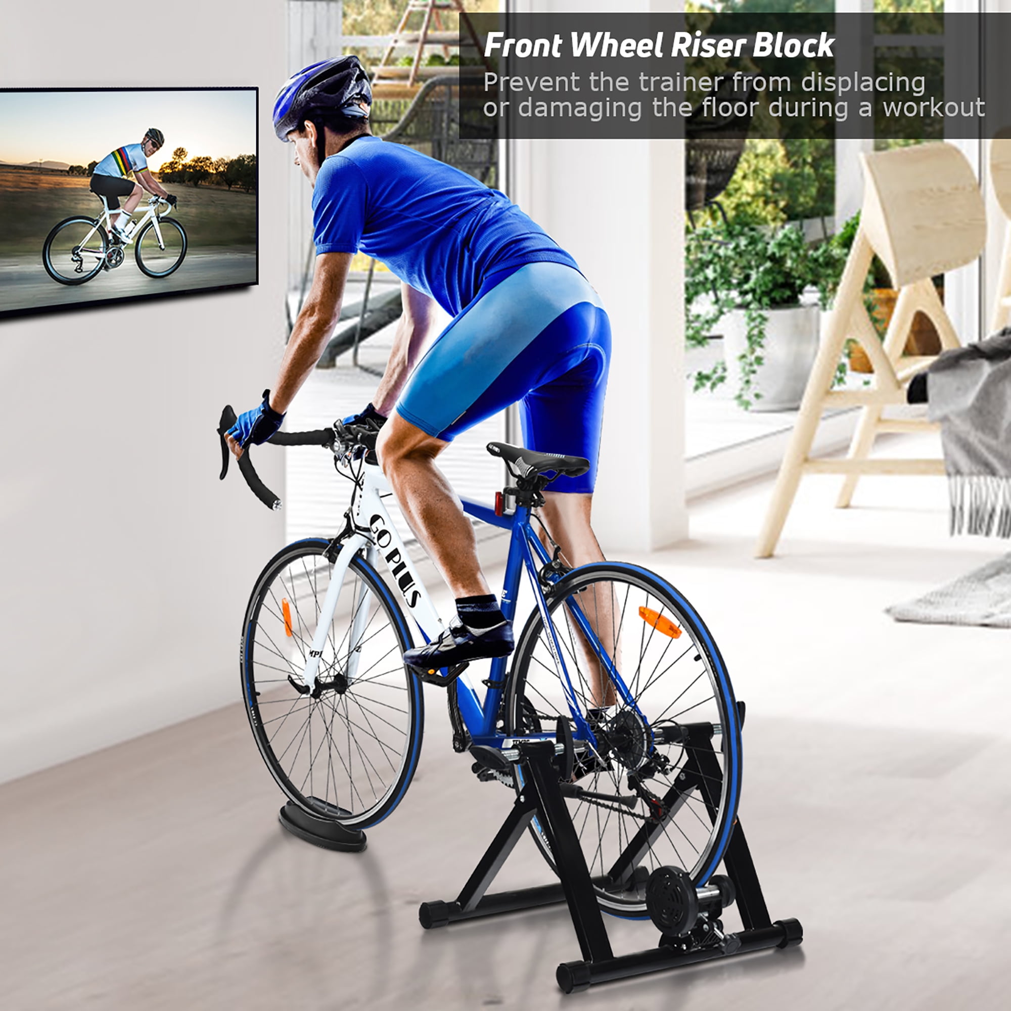 Bicycle trainer stationary bike cycle stand indoor exercise training foldable new arrivals