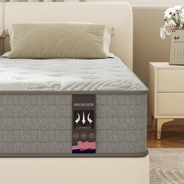BoTong 12 inch Queen Medium Plush Innerspring Mattress Multi Layer Hybrid Pocket Spring pillow top mattress in a Box