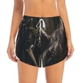 thumbnail image 2 of Xecao Medieval Knight And Dragon for Double-layer Running Short for Women, Perfect for Gym, Tennis, and More, Featuring a Convenient Pocket-Small, 2 of 7
