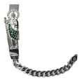 thumbnail image 3 of JOYARIS Pulsera San Judas Tadeo Esclava Plata Solida Ley 925 Talla Largo/Ancho: 19.5 cm x 5 mm PT-0000664, 3 of 4