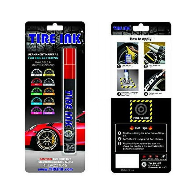  Tire Ink, Paint Pen for Car Tires, Permanent and Waterproof