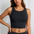 thumbnail image 2 of Women Swim Top Tank Top For Women'S Solid Color Swimwear Tankini Top Breathable Comfortable Swim Shirt For Beach Pool Water Activities Summer, 2 of 6
