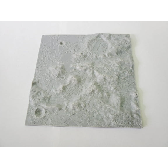 Apollo 17 Moon Landing 3D Topography Model – Taurus-Littrow Highlands (60x60 km)