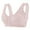 Hot Pink, variant on Bigersell Halter Bra Front Snap Closure V-Neck Wire-Free Bra Support Women Supportive Sports Bras Balconette Bra Style R-26 Basic Bra Strap Nylon Full-Coverage Bra Everyday Bras Underwear Pink XL