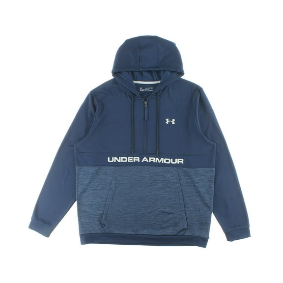 Under Armour Fleece Half-Zip Mens Active Hoodies Size M, Color: Navy