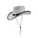 thumbnail image 2 of Sombrero de vaquero ligero para hombres y mujeres. Sombrero para el sol. Elegante sombrero Fedora para juegos de rol., 2 of 9
