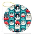 thumbnail image 3 of Christmas Ornament Cat Lover Gifts for Women Two Sides Printed Christmas Ornaments Personalized Cat Christmas Christmas Tree Decoration Indoor Outdoor Yard Holiday Present, 3 of 8
