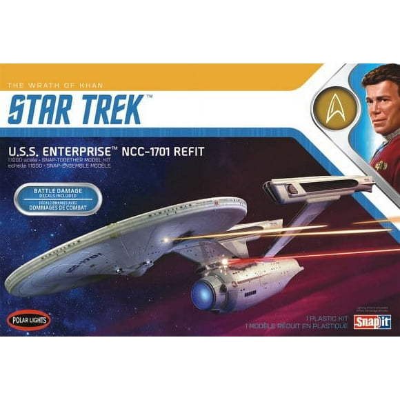 1/1000 Star Trek Wrath of Khan USS Reliant NCC1864 (Snap)